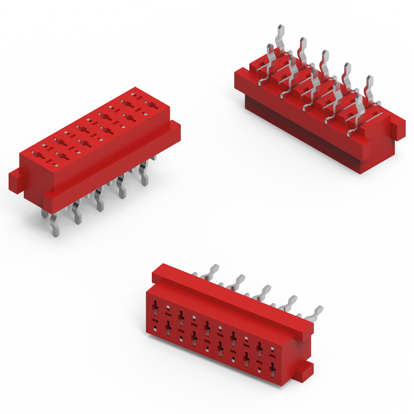 Wr Mm Female Connector Wo Latch And Wo Polarization Electromechanical